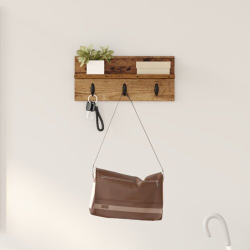 VidaXL Nadwyčajna obe&amp;scaron;alnik za pla&amp;scaron;če Star les 40 x 10.5 x 18 cm Slike