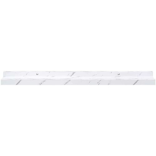  Polica na zidu s policom 2 pcs Bijeli mramor 60 x 9 x 3 cm Slike