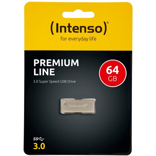(Intenso) USB Flash 64GB Hi-Speed USB 3.0 up to 100MB/s, Premium Line - USB3.0-64GB/Premium Line Cene