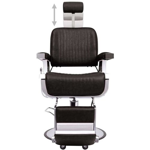 VidaXL Frizerski stol črn 68x69x116 cm umetno usnje Slike