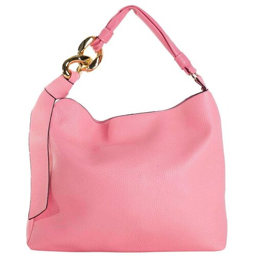Fashion Hunters Pink 2in1 shoulder bag with a gold chain Slike