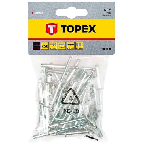  Zakovice aluminijske 4x12 50 kom Topex Cene