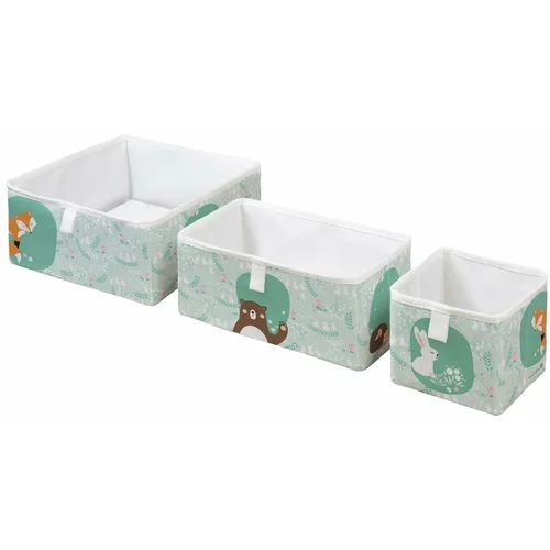 Mr. Little Fox komplet 3 škatle za shranjevanje za otroke Close Friends