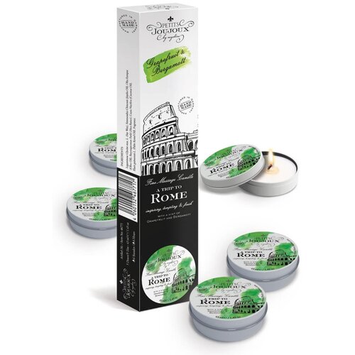 Petits JouJoux Rome - komplet masažnih sveč - grenivka-bergamotka (5 x 43ml) Cene