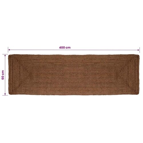  Tepih za područje Siva 60 x 400 cm Juta - 60 x 400 cm Siva Slike