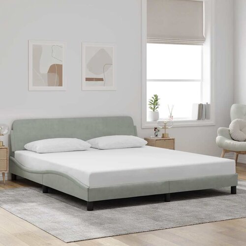  Okvir za krevet Dover svijetlosivi 180x200 cm bar&amp;scaron;un Slike