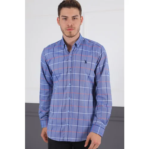 Dewberry G716 DERBERRY MEN'S SHIRT-BLUE