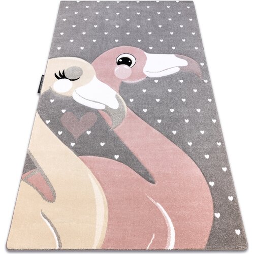 RugsX Preproge Preproga PETIT FLAMINGOS Flamingos SRCA siva 180x270 cm Siva Cene