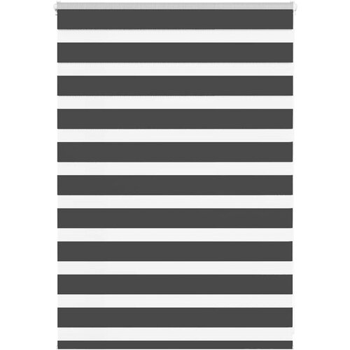 vidaXL idaXL Zebra senčilo črna 105x100 cm tkanina širina 100,9 cm poliester Cene