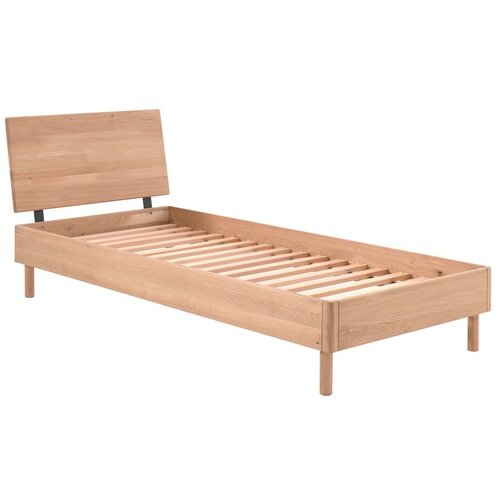 Vipack Krevet od punog hrasta s podnicom 90x200 cm u prirodnoj boji Forrest &ndash; Cijene
