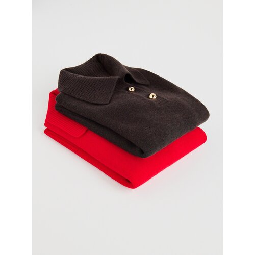 Reserved LADIES` SWEATER - tamnosmeđe Cijene