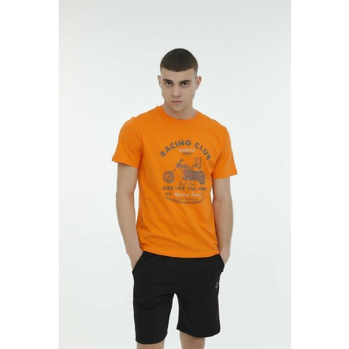 KINETIX T-Shirt - Orange - Regular fit Cene