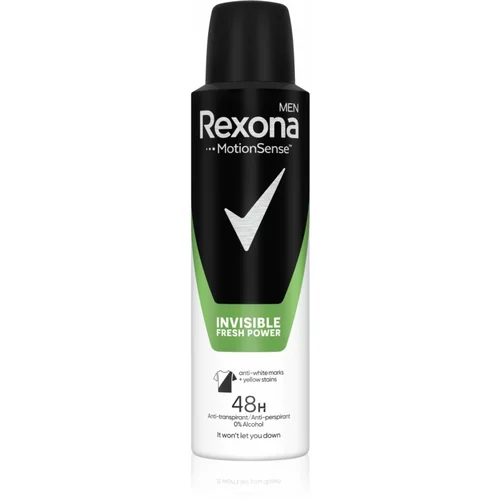 Rexona Men Motionsense Invisible Fresh Power 48H antiperspirant u spreju 150 ml za muškarce