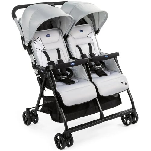 Chicco kolica za blizance Ohlala Silver Cat, 0m+ Slike