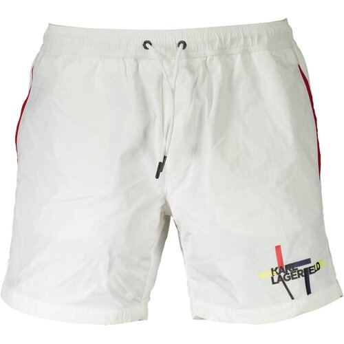 KARL LAGERFELD BEACHWEAR SWIMSUIT BOTTOM MEN WHITE Slike