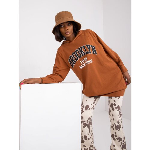 Italy Moda Sweatshirt-DHJ-BL-15658.35-light brown Slike