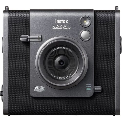 Fujifilm Instax Wide Evo instant kamera crna Bluetooth, ugrađena baterija, s ugrađenom bljeskalicom Cene