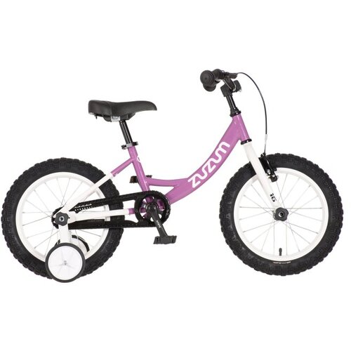 Zuzum bicikl za devojčice, 16"/8", Ljubičasto-beli Cene