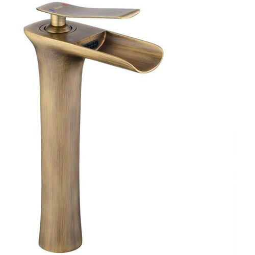 Rea laguna antique mešalnik za umivalnik gold brushed high Cene
