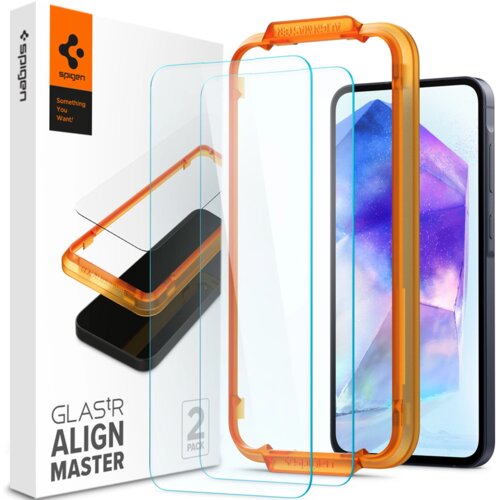 Spigen GLASS TR ALIGNMASTER 2 PAKET KALJENO STEKLO ZA SAMSUNG GALAXY A55, (22004535) Cene