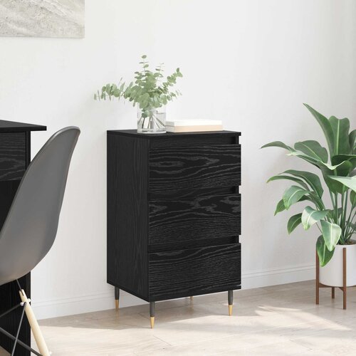  Kreveta s ladicama Crni hrast 35 x 40 x 70 cm Konstruirano drvo Cene