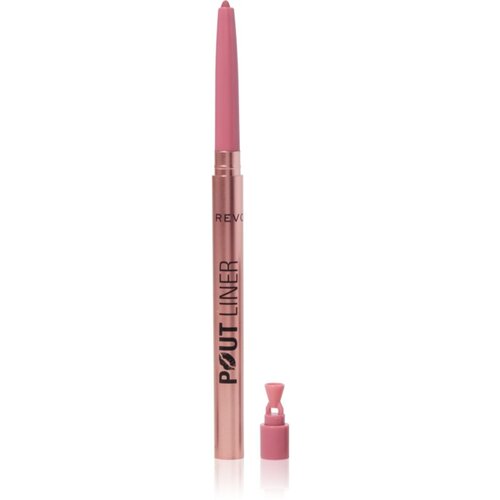 Makeup Revolution Pout Liner svinčnik za ustnice za povečanje volumna odtenek Kiss Baby Pink 0.2 g Slike