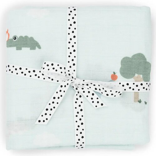Done by Deer&amp;reg; set od 2 tetre za povijanje 120x120 playground blue Slike