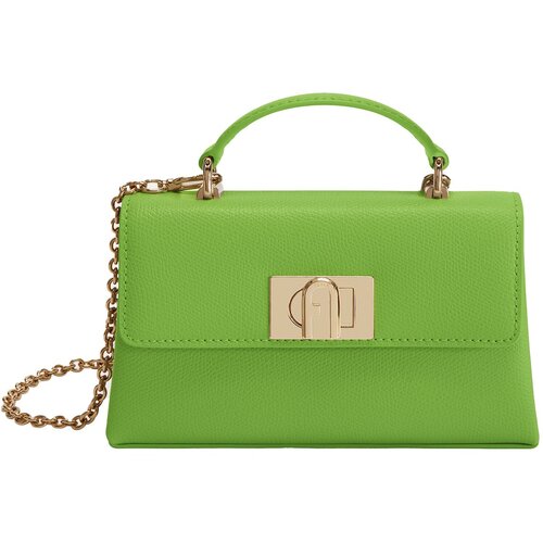 Furla Handbag - 1927 MINI CROSSBODY TOP HANDLE green Slike