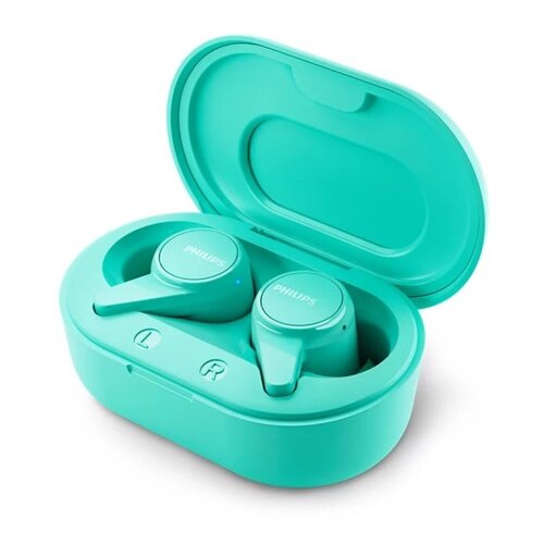 Philips bežične slušalice TAT1207BL BT, do 18h baterija, mikrofon, vodootpornost IPX4, domet 10m, in-ear Cijene