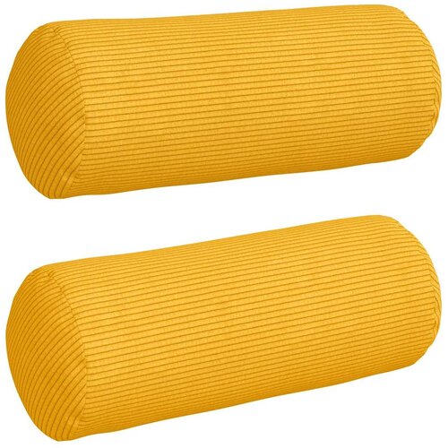  Valjkasti jastučići 2 pcs Svijetlo žuta &amp;Oslash; 15 x 40 cm Slike