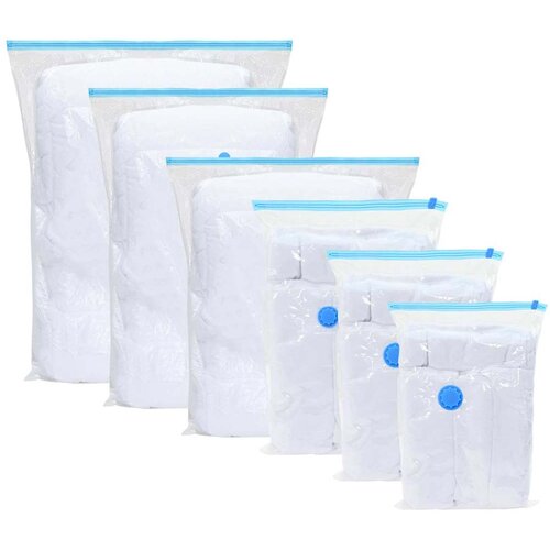  Vreće za spremanje 20 pcs Transparentne i plave 130 x 100 cm Slike
