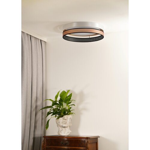  Duolla- LED stropna svetiljka ROLLER DUO SHINY LED/24W/230V &amp;Oslash; 45 cm bela/bakrena Slike