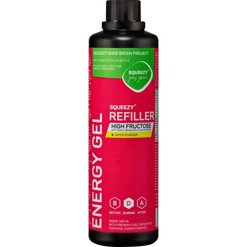Squeezy Energy Gel High Fructose - Refiller - Limun Slike