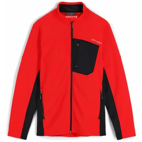 Spyder BANDIT FULL ZIP Muški pulover, crvena, veličina
