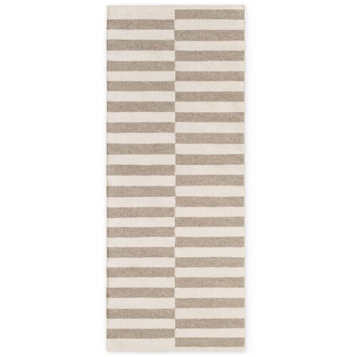 Hanse Home Bijela/siva obostrana/ručno rađena vunena staza 80x200 cm Vika &amp;ndash; Slike