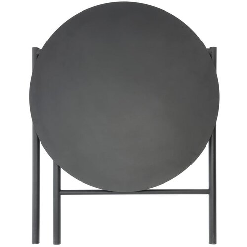 Zone Črna kovinska okrogla jedilna miza &amp;oslash; 70 cm Disc &amp;ndash; Slike