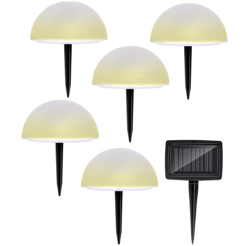Grundig Komplet od 5 RGBW solarnih LED svetiljki, 3,2 V, 600 mAh, IP44 Cene