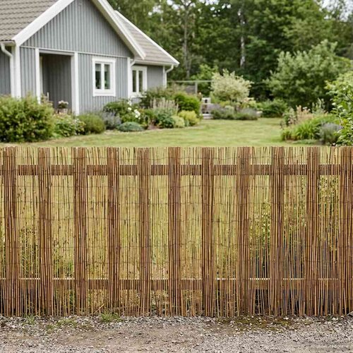  Vrtna Ograda Karbonizirano 500 x 90 cm Trska Cijene