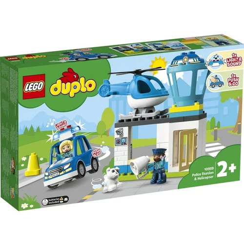 Lego Duplo Policijska postaja in helikopter 10959