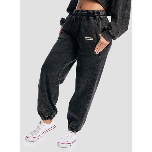 GymBeam Ženska trenerka Aura Washed Black Slike