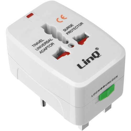 LINQ Univerzalni potovalni napajalnik, vtic UK/EU/US - bel, (21262203) Cene