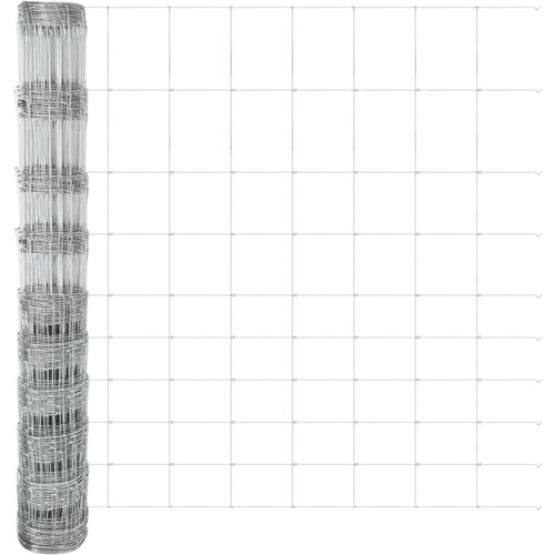 VidaXL Ograda na Polju 1.2x25 m Galvanizirani čelik Slike
