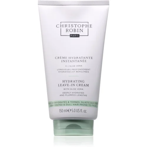 Christophe Robin Hydrating Leave in cream krema za lase za sijaj suhih in krhkih las 150 ml