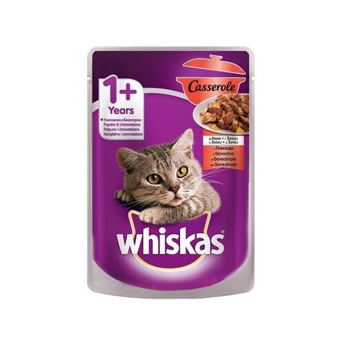 Whiskas cat casserole govedina 85g hrana za mačke Slike