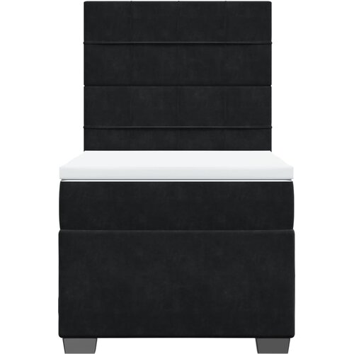 Box spring krevet s madracem crni 90x190 cm bar&amp;scaron;unasti Slike