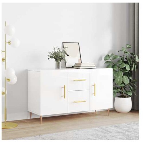 vidaXL Komoda sjajna bijela 100x36x60 cm od konstruiranog drva Cene