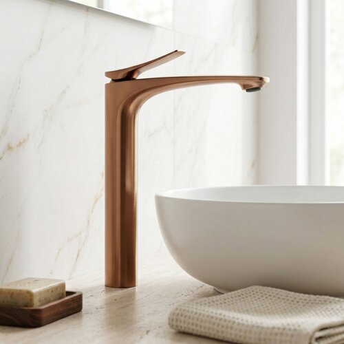 Rea Me&scaron;alnik za umivalnik PREMIUM Vision Brush Copper High Cene