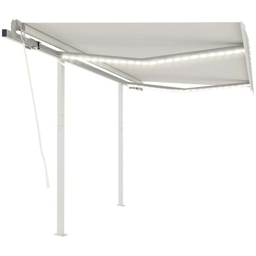  Avtomatska tenda LED + senzor 3,5x2,5 m krem, (20728753) Cene