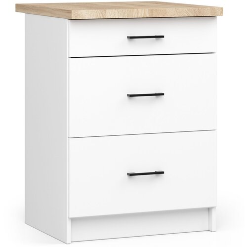AKORD KUHINJSKI KABINET OLIWIA S 60cm 3S BELE, (21713711) Cene