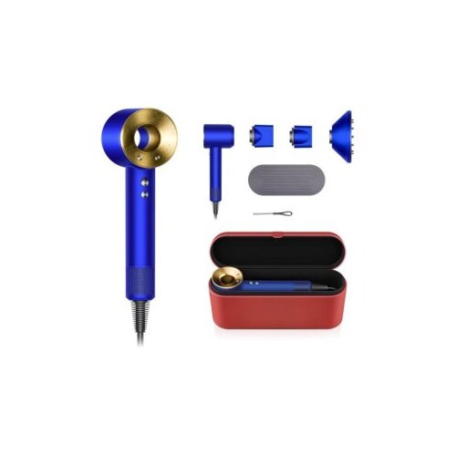 Dyson supersonic blue/gold 24 karatno zlato 389910 fen za kosu Slike